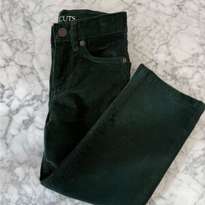 J.Crew CrewcutsGreen Corduroy Pants size 6